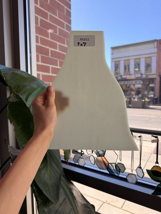 White Opal Kokomo Sheet Glass Kokomo Glass