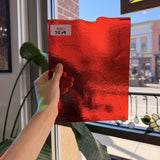 Red Transparent Bullseye Fusible 90 COE Fusible Sheet Glass Bullseye Glass