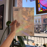 White Mottled Vintage Sheet Glass Colorado Glassworks