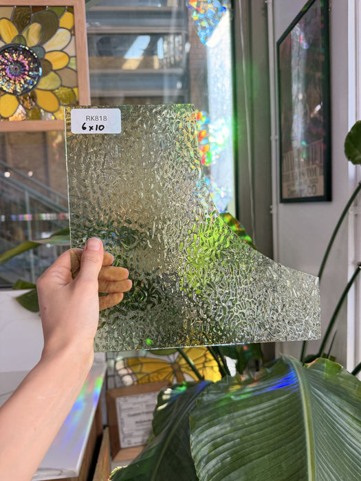 Light Green English Muffle Sheet Glass Colorado Glassworks RK818 (6x10in)