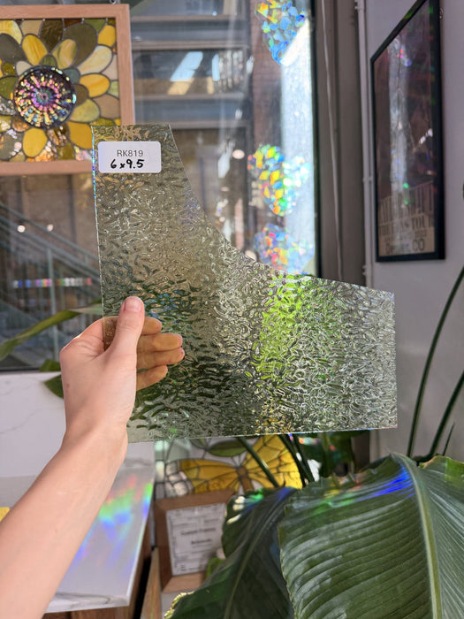 Light Green English Muffle Sheet Glass Colorado Glassworks RK819 (6x9.5in)