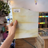 White Cream Tan Mixed Wispy Youghiogheny Sheet Glass – RK830