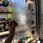 Clear Transparent Textured Wissmach Florentine Sheet Glass