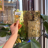 Light Amber Vintage Spectrum Waterglass Sheet Glass Spectrum Glass