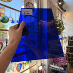 Dark Blue on Clear Flashed Lamberts Sheet Glass – RK840