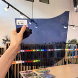 Blue Purple Transparent Mouthblown Lamberts Sheet Glass