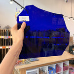 Dark Blue on Clear Flashed Lamberts Sheet Glass – RK845