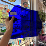 Dark Blue on Clear Flashed Lamberts Sheet Glass – RK845