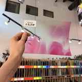 Vintage Pink Clear Mouthblown Sheet Glass