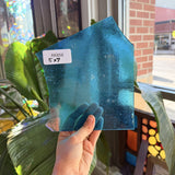 Transparent Blue Wissmach Sheet Glass Wissmach Glass 5x7in (WM-02356525)