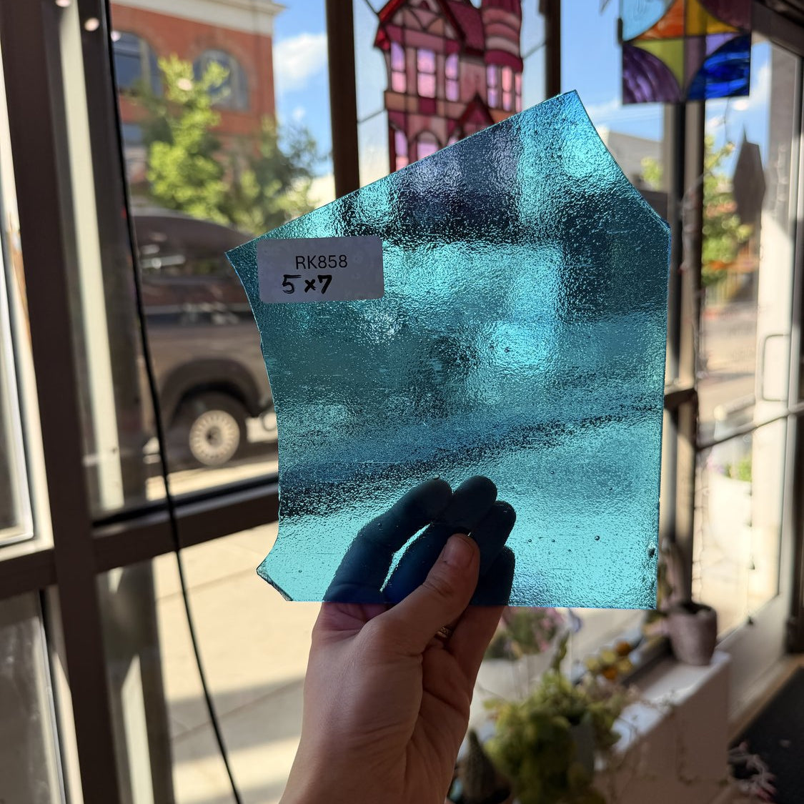 Transparent Blue Wissmach Sheet Glass Wissmach Glass