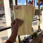 Tan Wispy Vintage Spectrum Sheet Glass Spectrum Glass