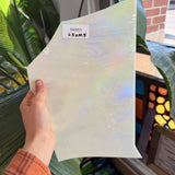 Tan Wispy Vintage Spectrum Sheet Glass Spectrum Glass 6.5x10.5in (SP-02716973)