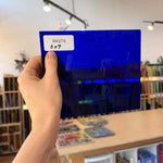 Dark Blue on Clear Flashed Lamberts Sheet Glass – RK879