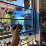 Medium Blue Mouthblown Lamberts Sheet Glass – RK880