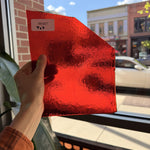 Red Transparent Bullseye Fusible Sheet Glass Bullseye Glass 7x7in (BE-94262829)