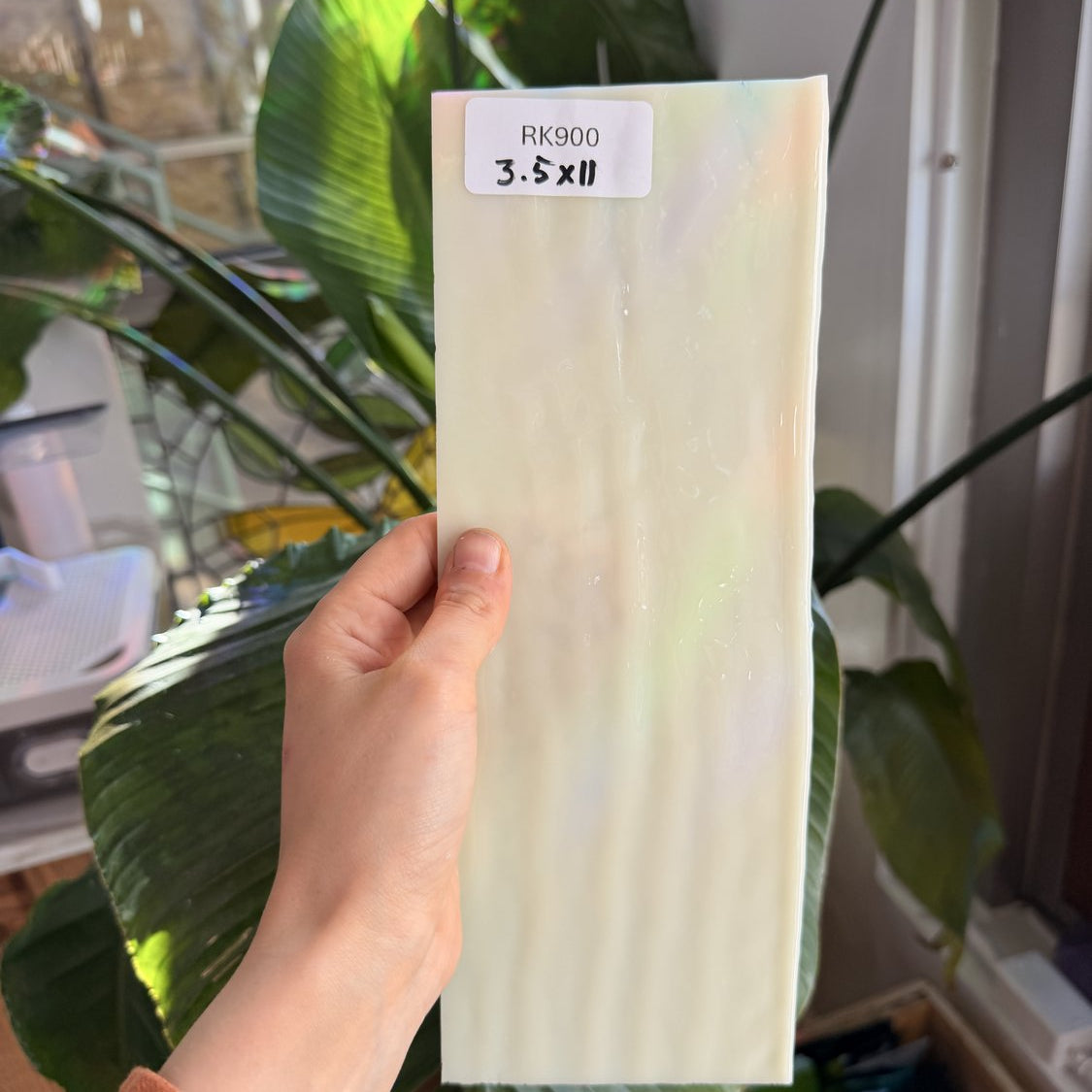 Tan Vintage Bullseye Fusible Sheet Glass Bullseye Glass