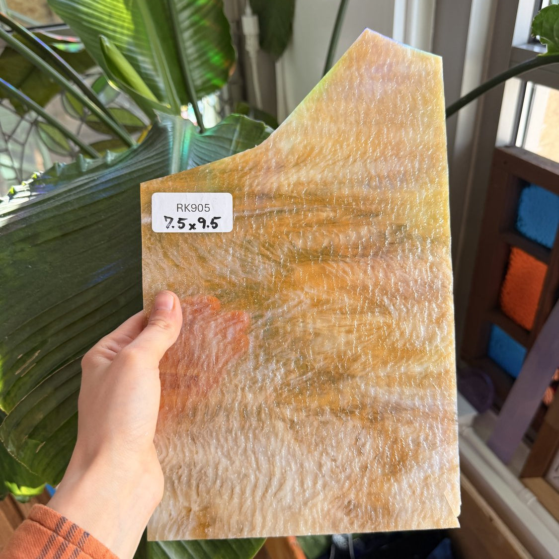 Amber White Textured Wissmach