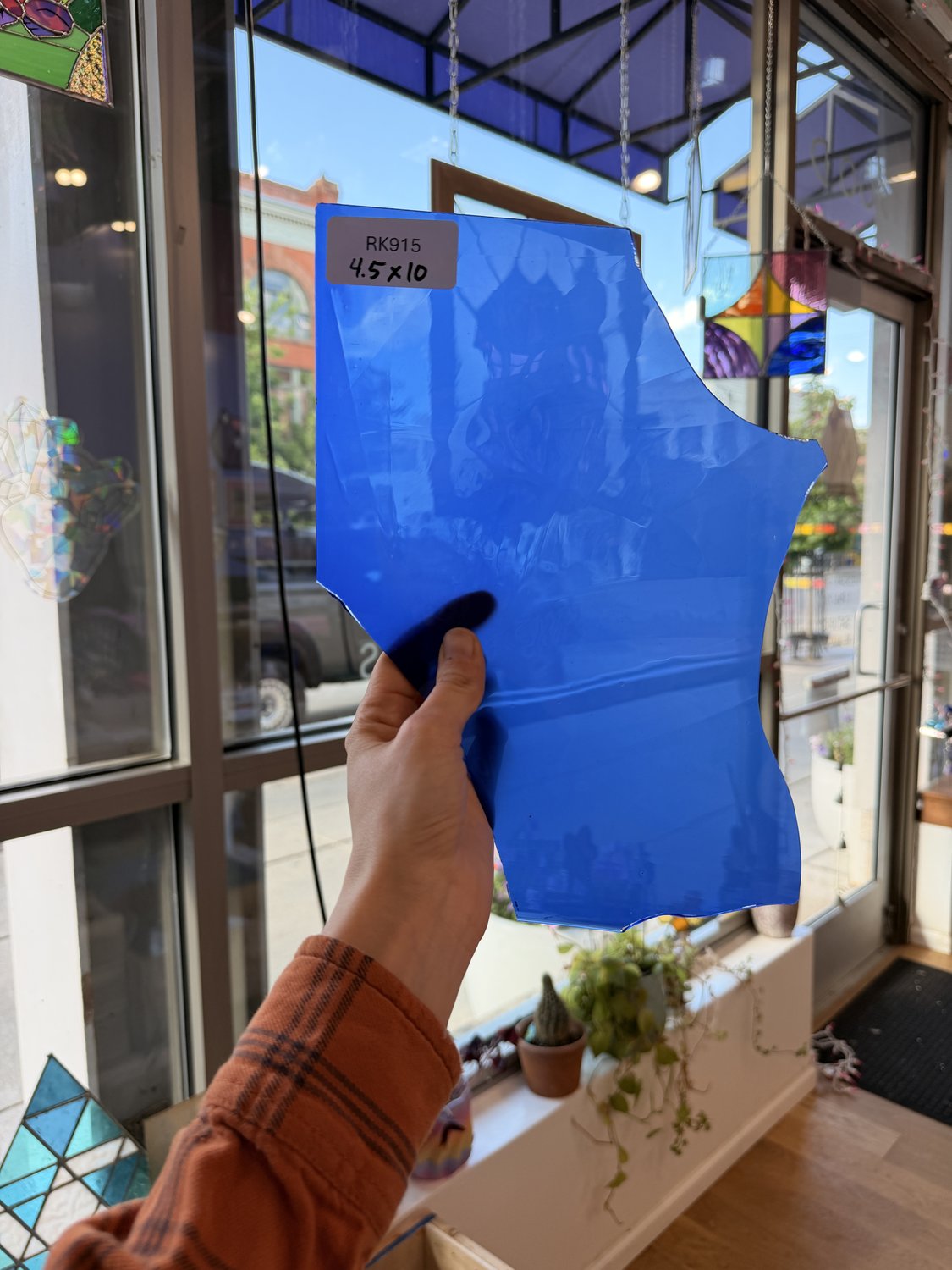 Milky Blue on Clear Fremont