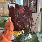 Milky Merlot Moutblown Sheet Glass Colorado Glassworks
