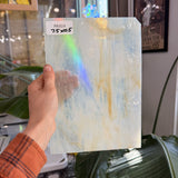 Tan Wispy Mixed Vintage Armstrong Sheet Glass Armstrong Glass 7.5x10.5in (ARM-04617517)