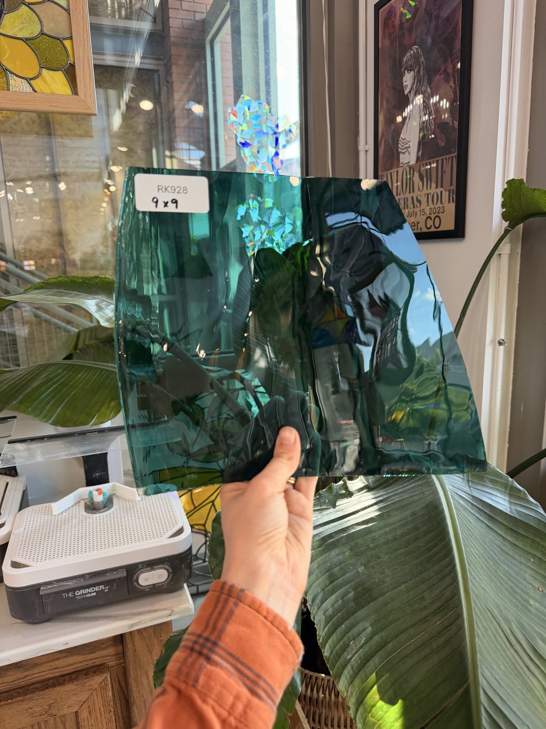 Teal Mouthblown Fremont