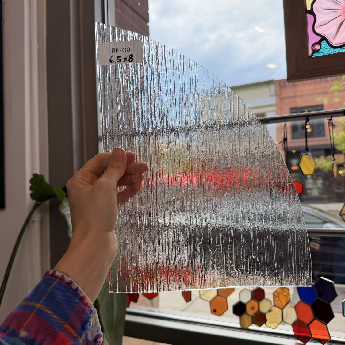 Clear Transparent Textured Cottswald Sheet Glass