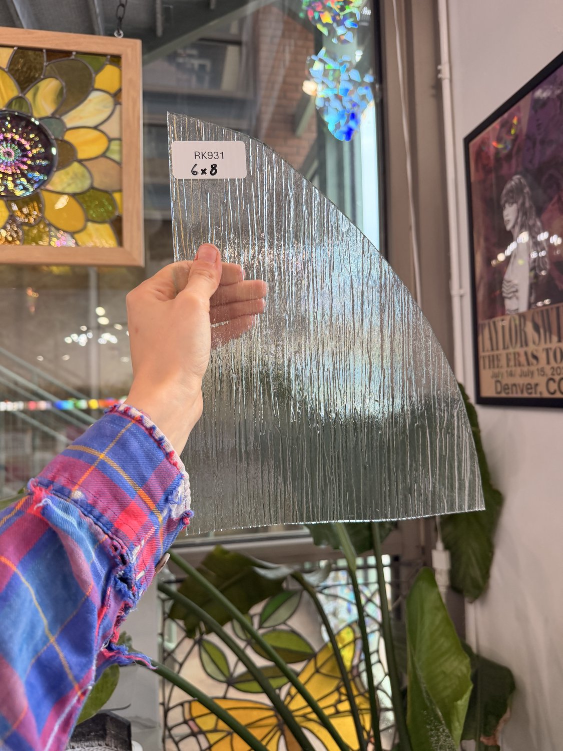 Clear Transparent Textured Cottswald Sheet Glass – RK931