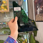 Emerald Green Mouthblown Sheet Glass