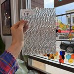 Clear Rippled Vintage Uroboros