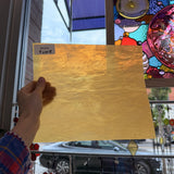 Amber Wispy Vintage Armstrong Sheet Glass
