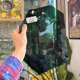Emerald Seedy Mouthblown Sheet Glass