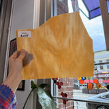 Tan Amber White Wispy Mixed Kokomo Sheet Glass