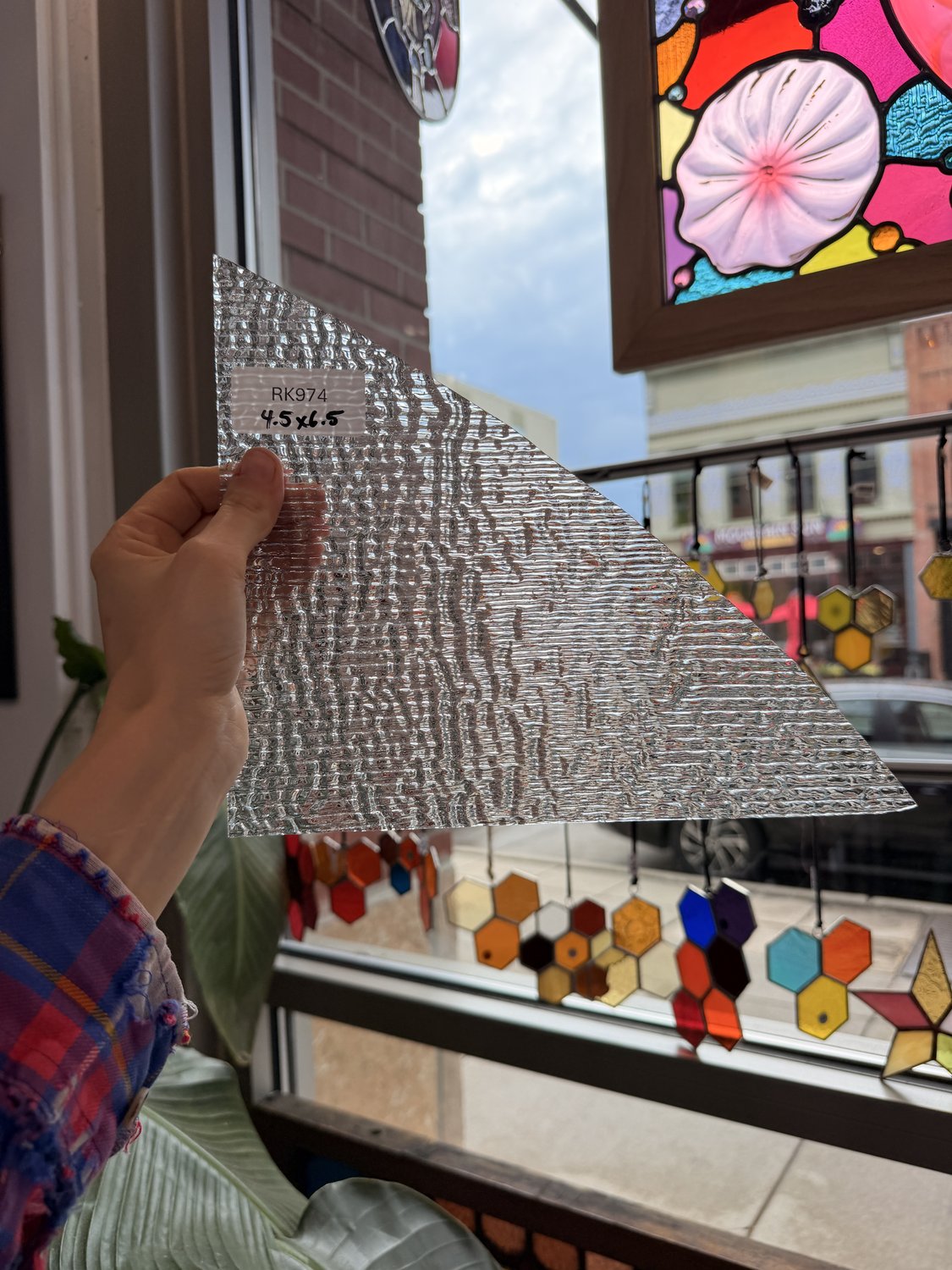 Clear Vintage Optimum Allegre Sheet Glass – RK974