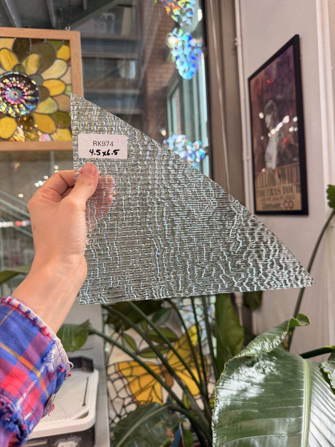 Clear Vintage Optimum Allegre Sheet Glass – RK974