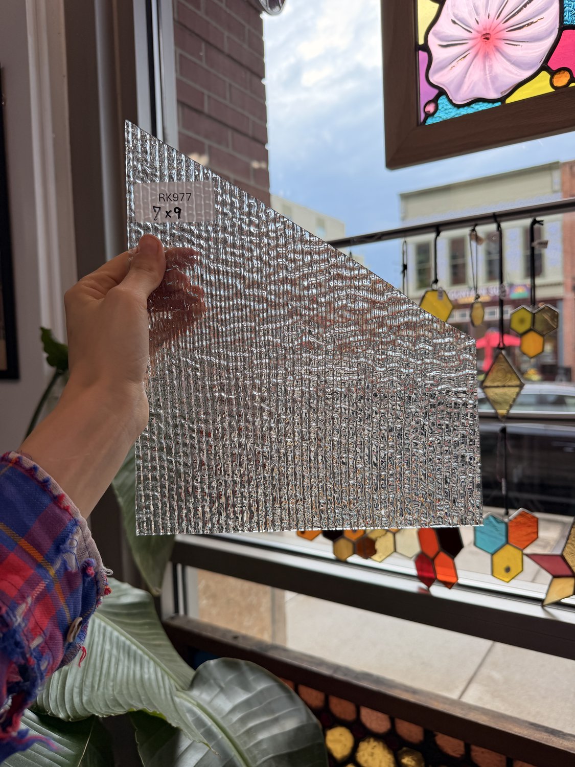Clear Vintage Optimum Allegre Sheet Glass – RK977