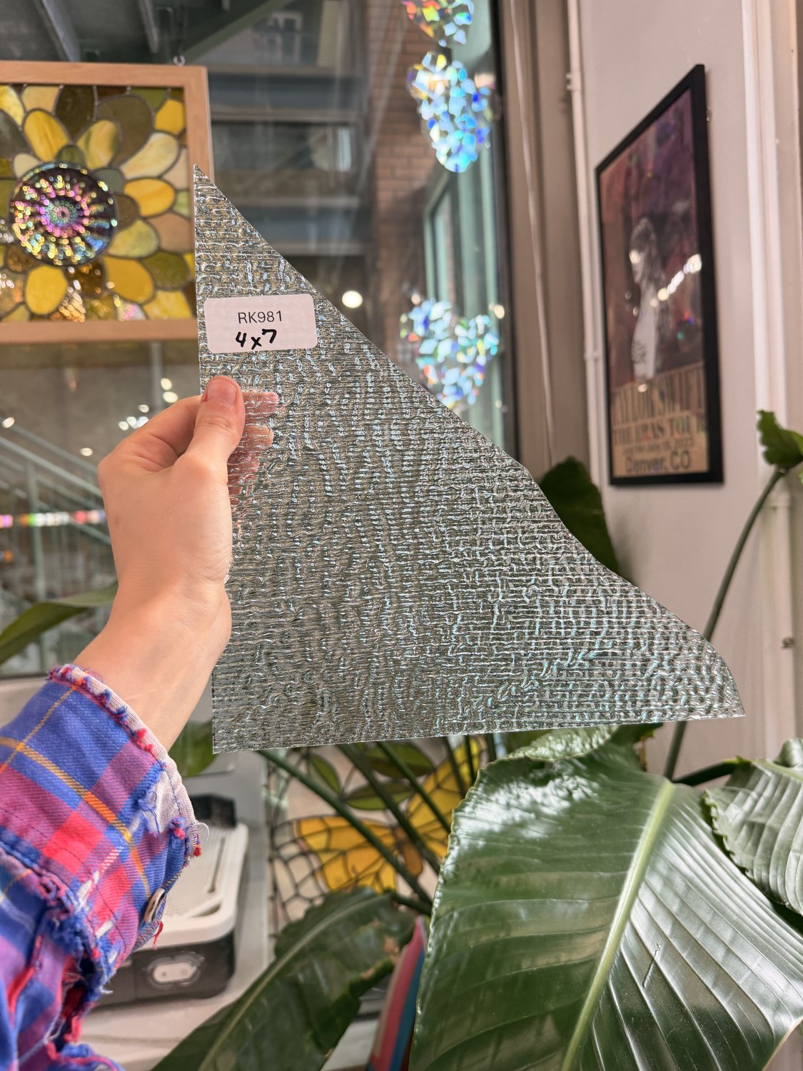 Clear Vintage Optimum Allegre Sheet Glass – RK981