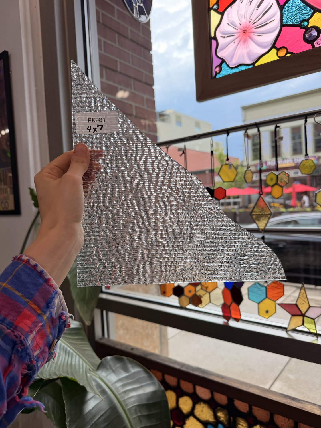 Clear Vintage Optimum Allegre Sheet Glass – RK981