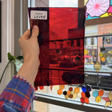 Red Mouth Blown Transparent Lamberts Sheet Glass Flash Glass – RK984