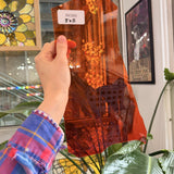 Neon Orange Transparent Mouth Blown Sheet Glass – RK986