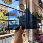Steel Gray Blue Mouthblown Desag Sheet Glass