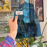 Medium Blue Mouthblown Sheet Glass – RK994