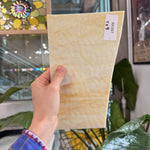Tan Vintage Rare Textured Spectrum Sheet Glass