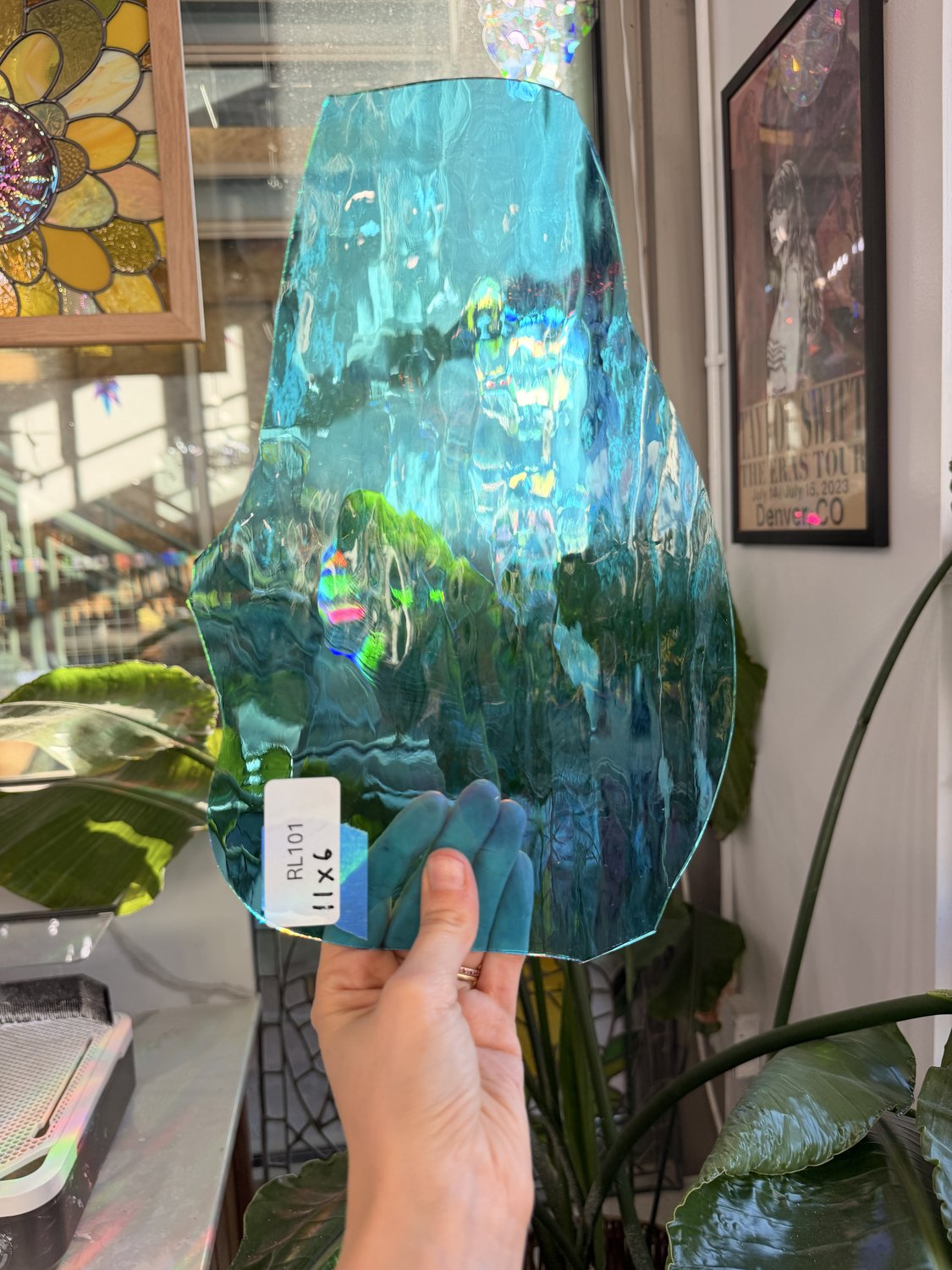 Sky Blue Waterglass Oceanside Sheet Glass