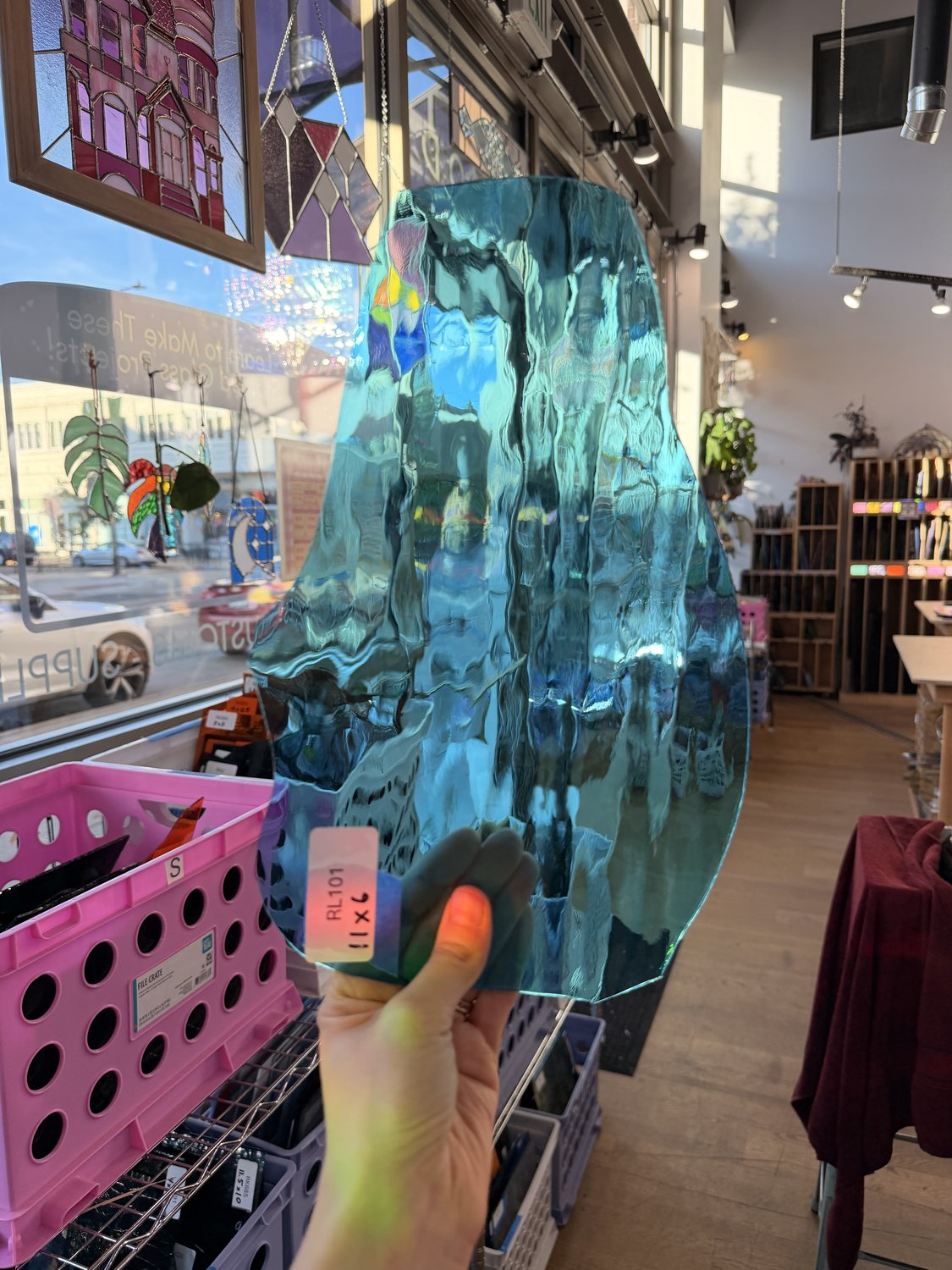 Sky Blue Waterglass Oceanside Sheet Glass