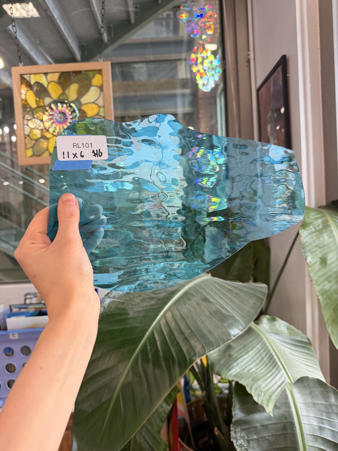 Sky Blue Waterglass Oceanside Sheet Glass