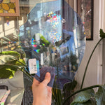 Light Blue Transparent Vintage Spectrum Artique Sheet Glass