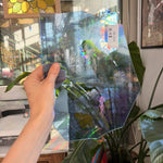 Light Blue Transparent Vintage Spectrum Artique Sheet Glass