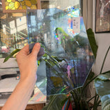 Light Blue Transparent Vintage Spectrum Artique Sheet Glass