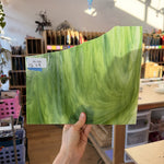 Green Mixed Wispy Wissmach Sheet Glass
